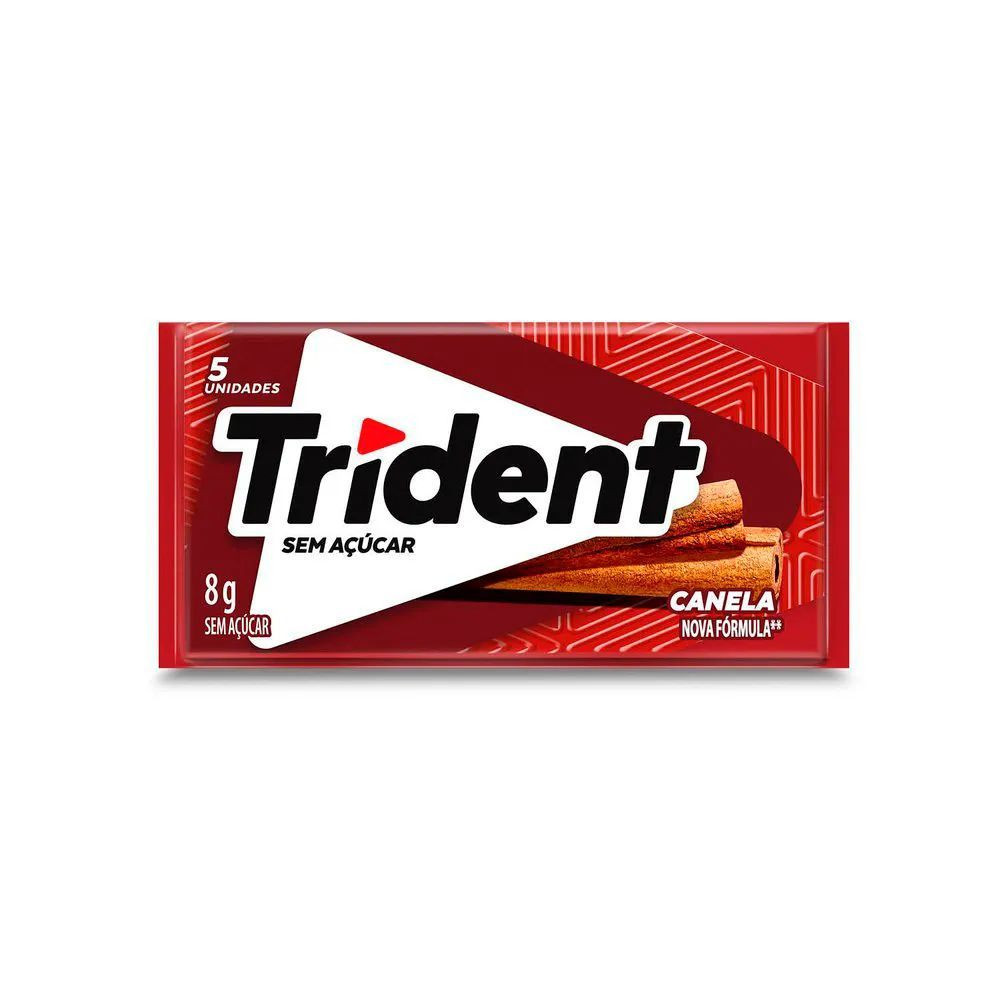 CHICLETE TRIDENT BASE CANELA 8GR