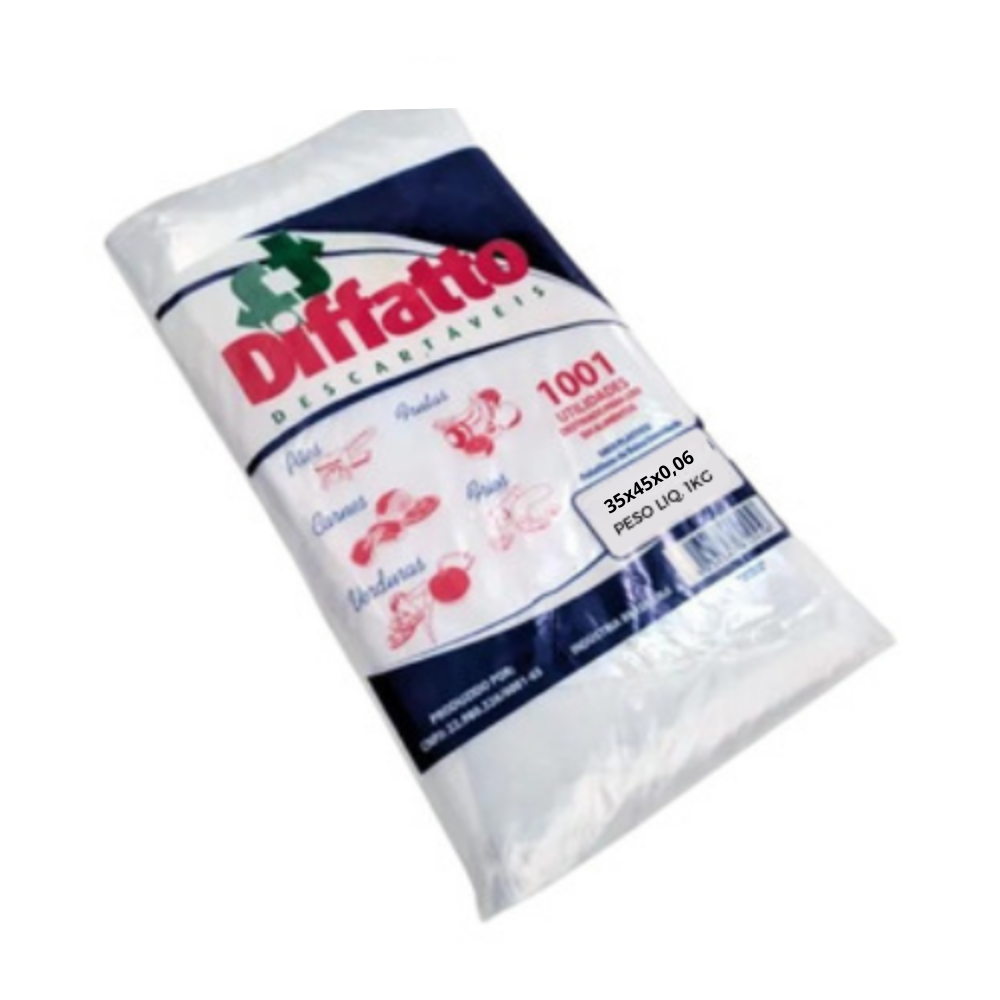 SACO BD LISO DIFFATTO 35X45 PC 1KG