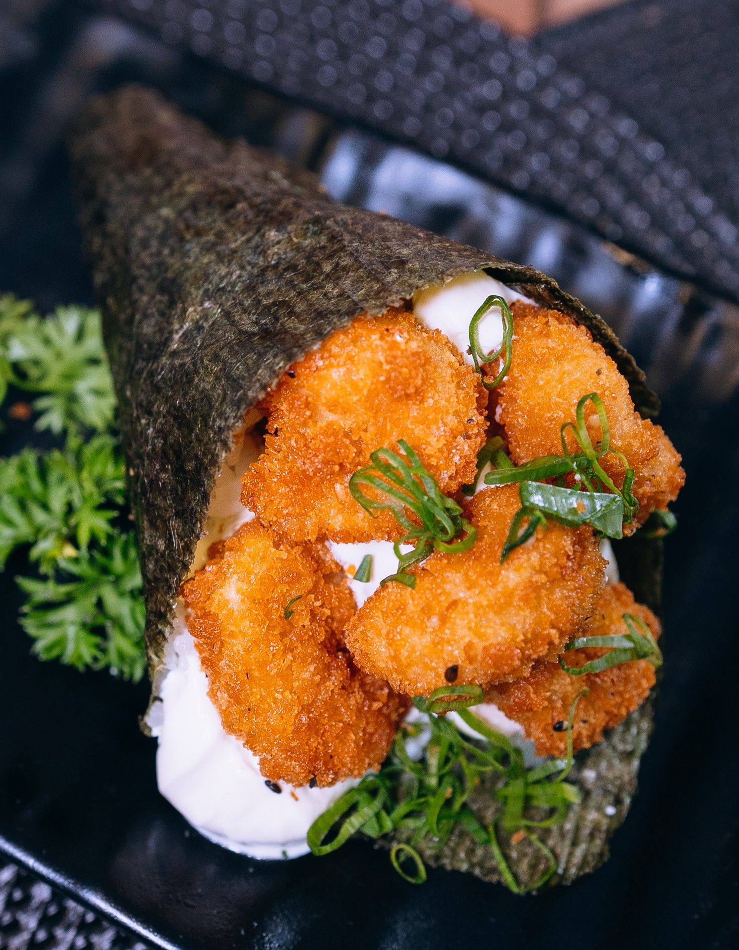 TEMAKI CAMARÃO EMPANADO