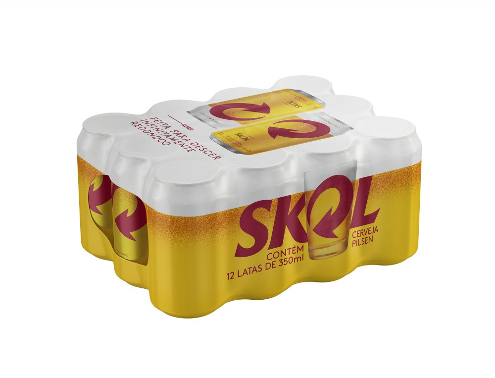 CERVEJA SKOL C/12 UNIDADE 350ML