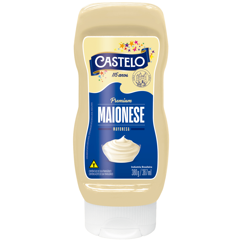 MAIONESE CASTELO SQUEEZE 380G
