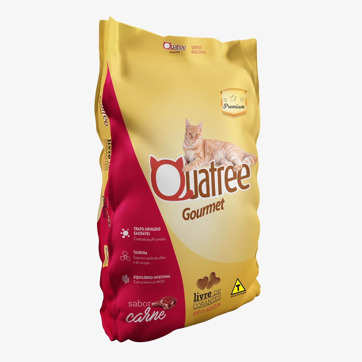 QUATREE GOURMET GATOS ADULTOS CARNE 20KG