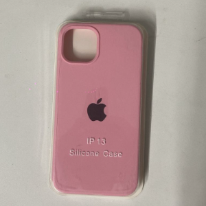 CAPA PINK IPHONE 13 SILICONE CASE