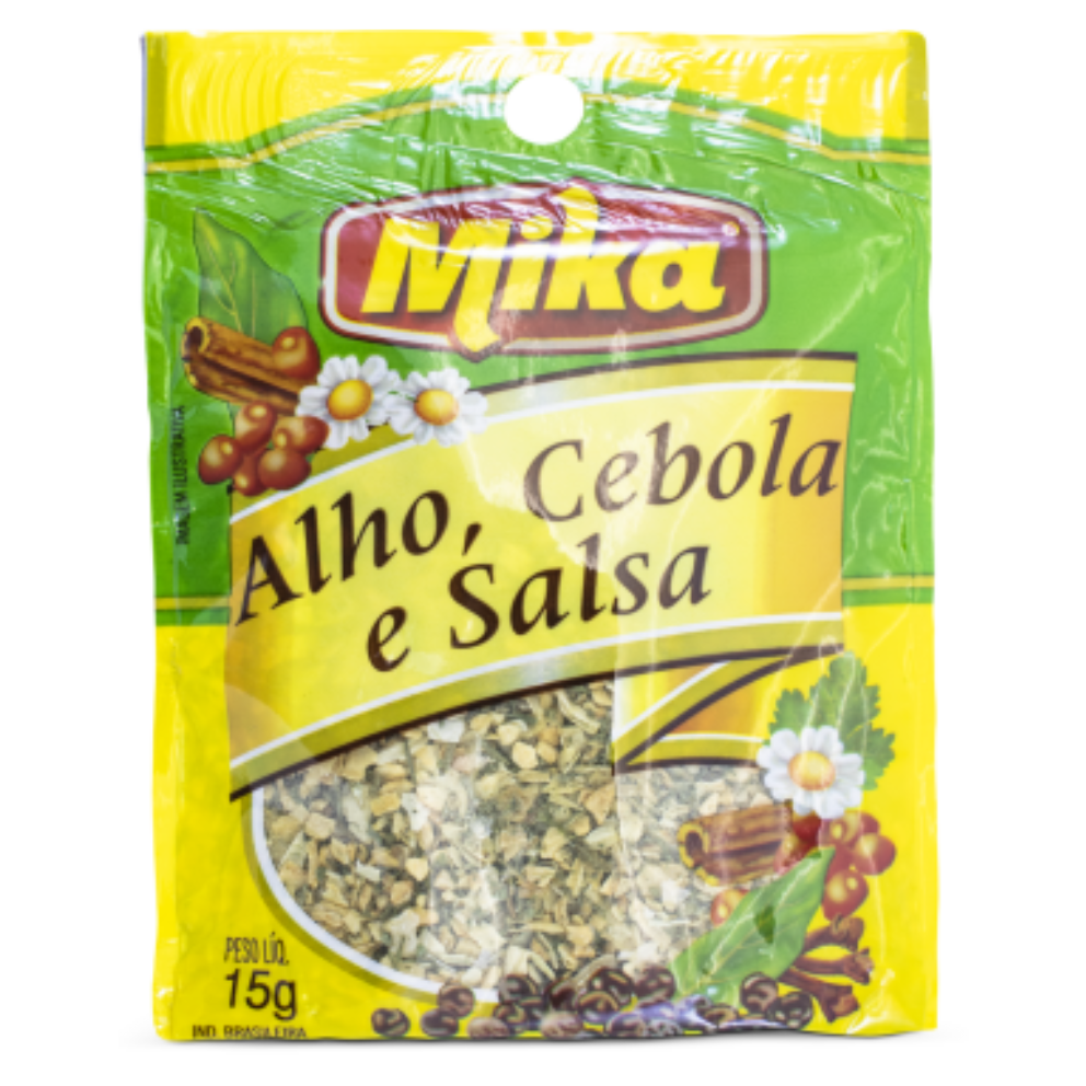ALHO, CEBOLA E SALSA MIKA 15G