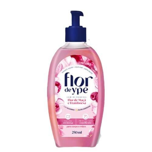 Sabonete Líquido Pump para Mãos e Corpo Flor de Maçã e Framboesa Flor de Ypê 250ml