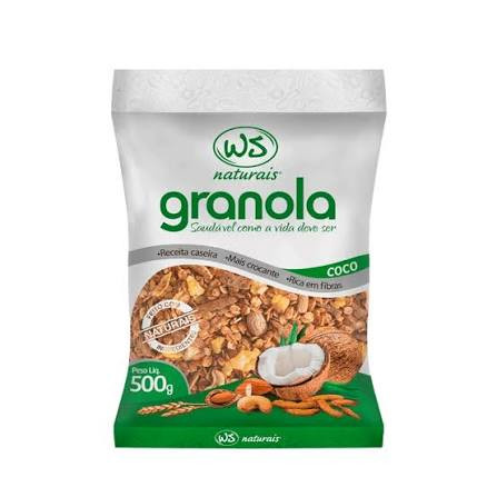 Granola Ws Naturais Mais Coco Pct 500g