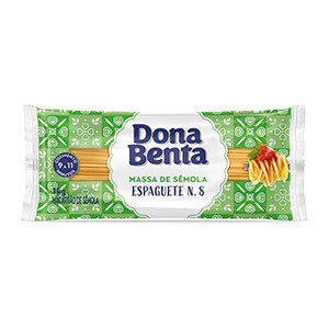Massa Espaguete N.8 (Dona Benta) 1Kg