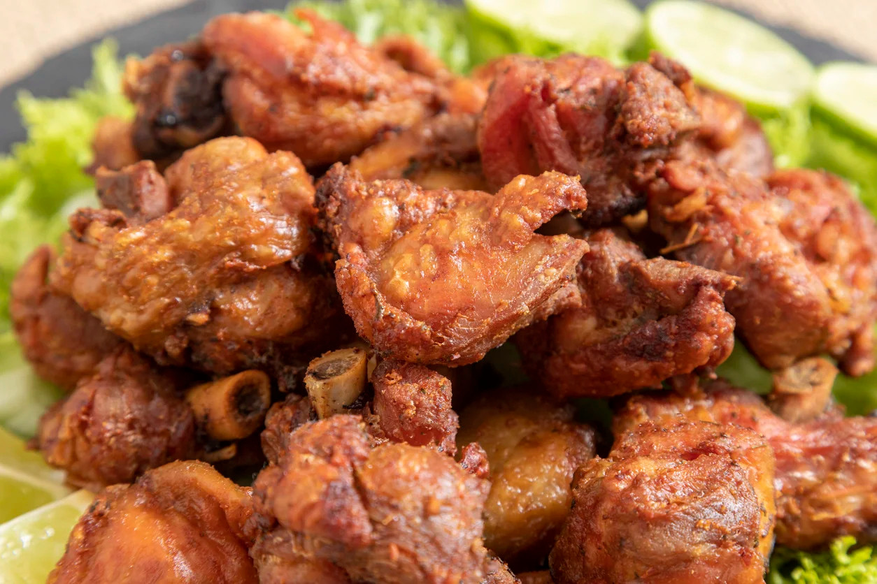 Frango a passarinho