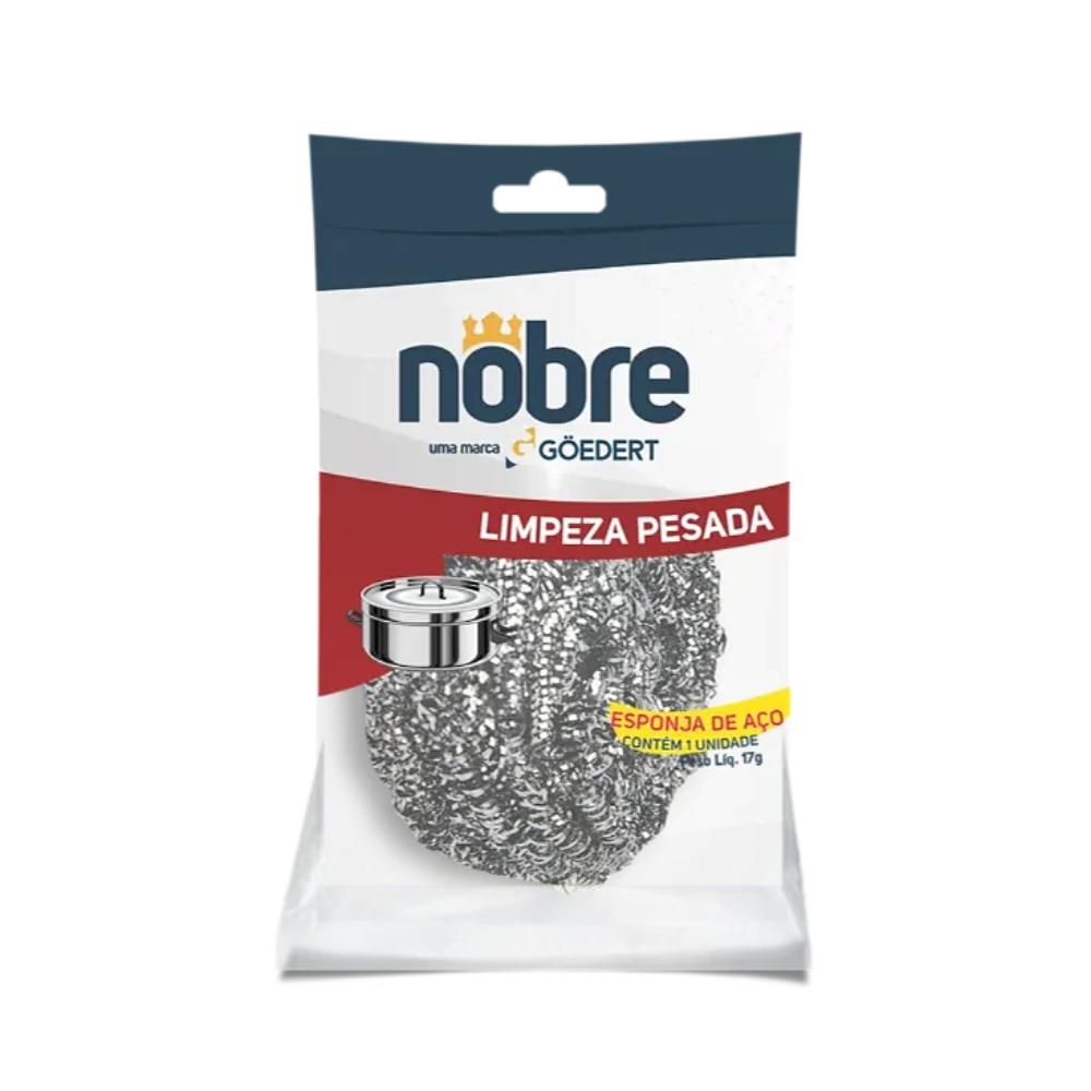 ESPONJA INOX LIMPEZA PESADA NOBRE