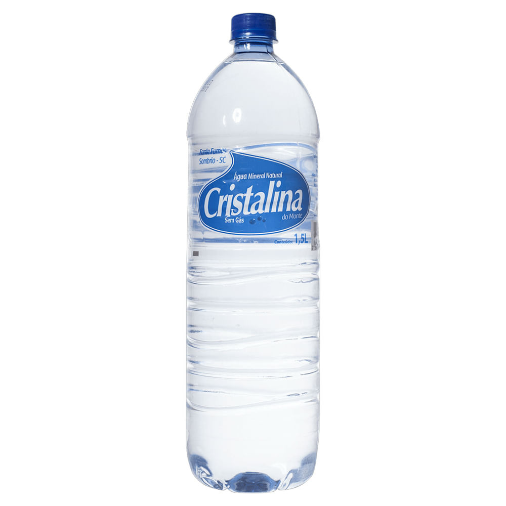 Agua mineral Cristalina c/gás 1,5L