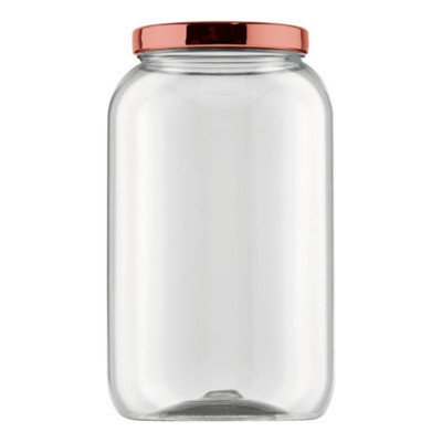 POTE ORGANIZADOR PLAST. TAMPA METALIZADA ROSE 3LTS 