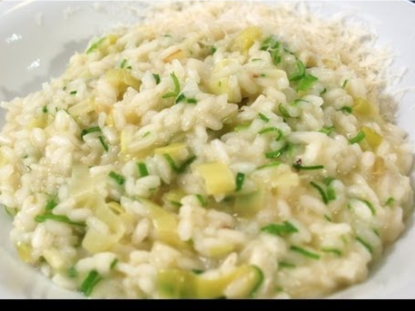 Risoto ao Alho Poró