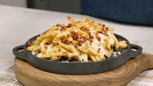 FRITAS C/BACON E MUSSARELA GRATINADA PEQUENA