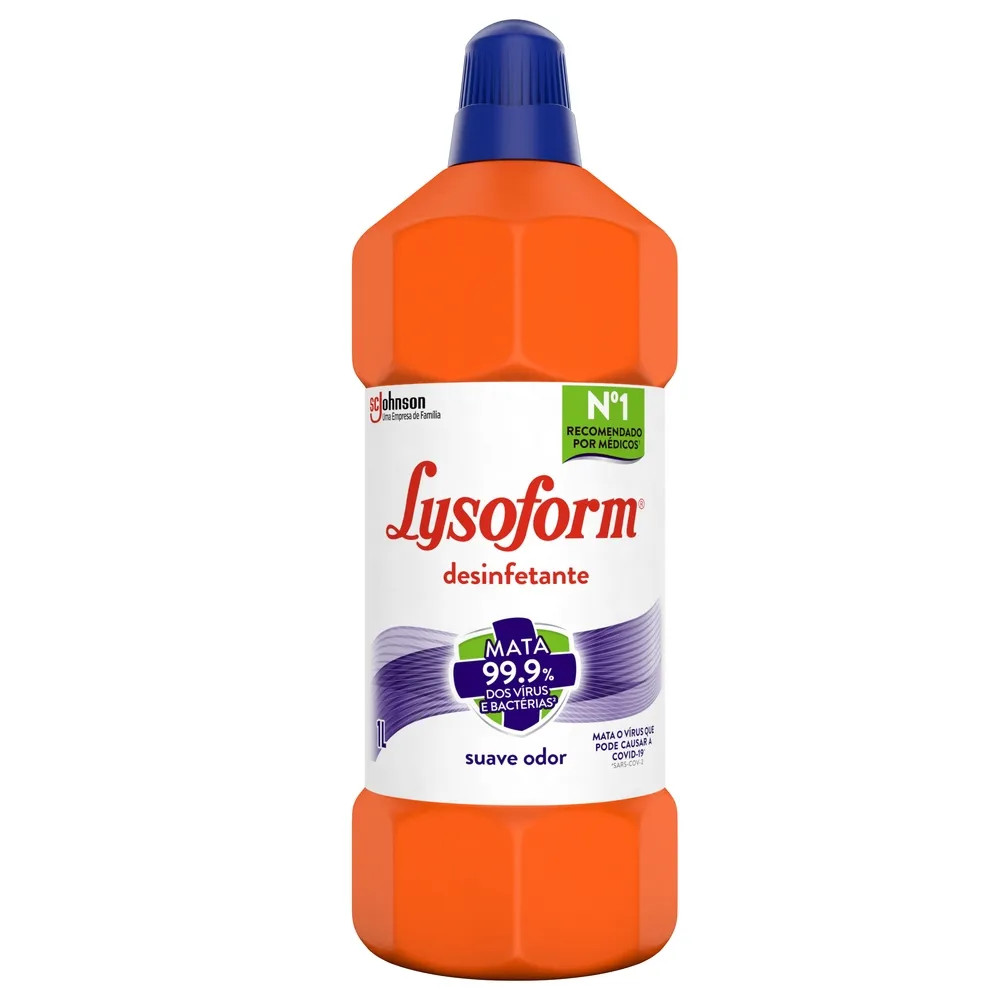 DESINFETANTE LYSOFORM SUAVE ODOR 1 LT