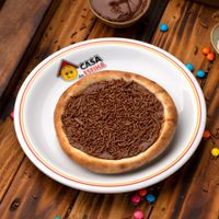 Esfiha Aberta de Brigadeiro