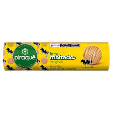 PIRAQUE BISCOITO LEITE MALTADO 132G