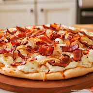 Pizza de Bacon