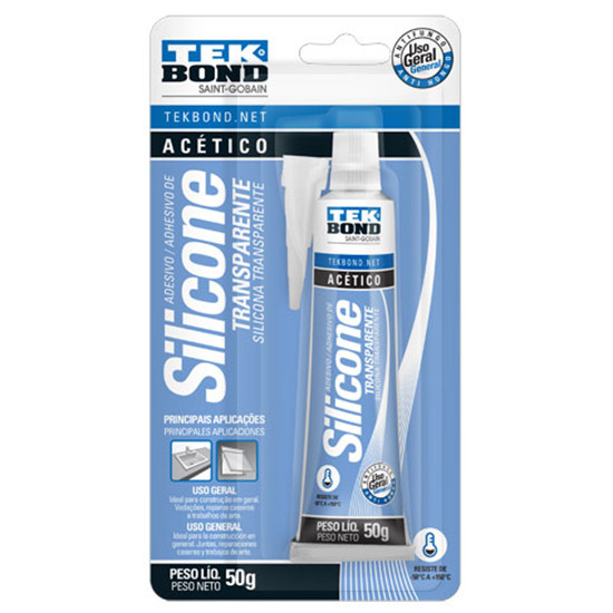 COLA DE SILICONE 50G TRANS.TEKBOND