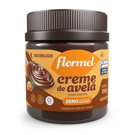 Creme Avela Flormel Zero Cacau Pt 150g