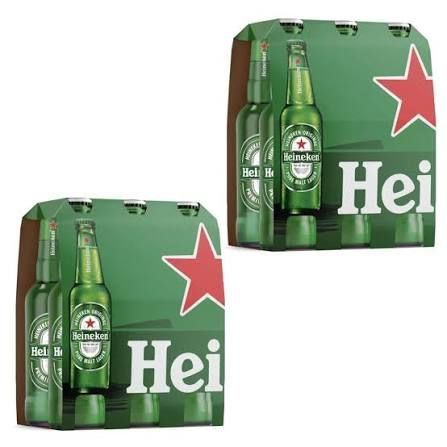 12x Heineken 330ml (R$8,75) 