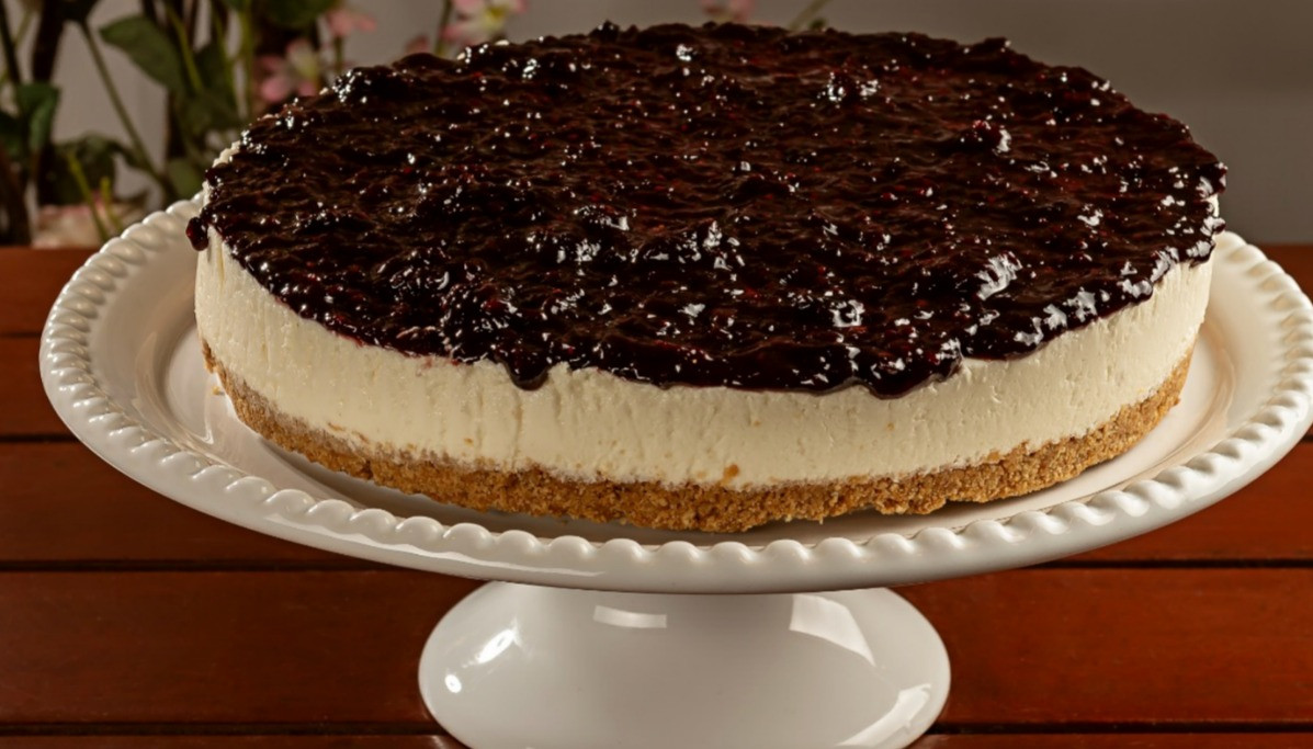 Cheesecake de amora 24cm