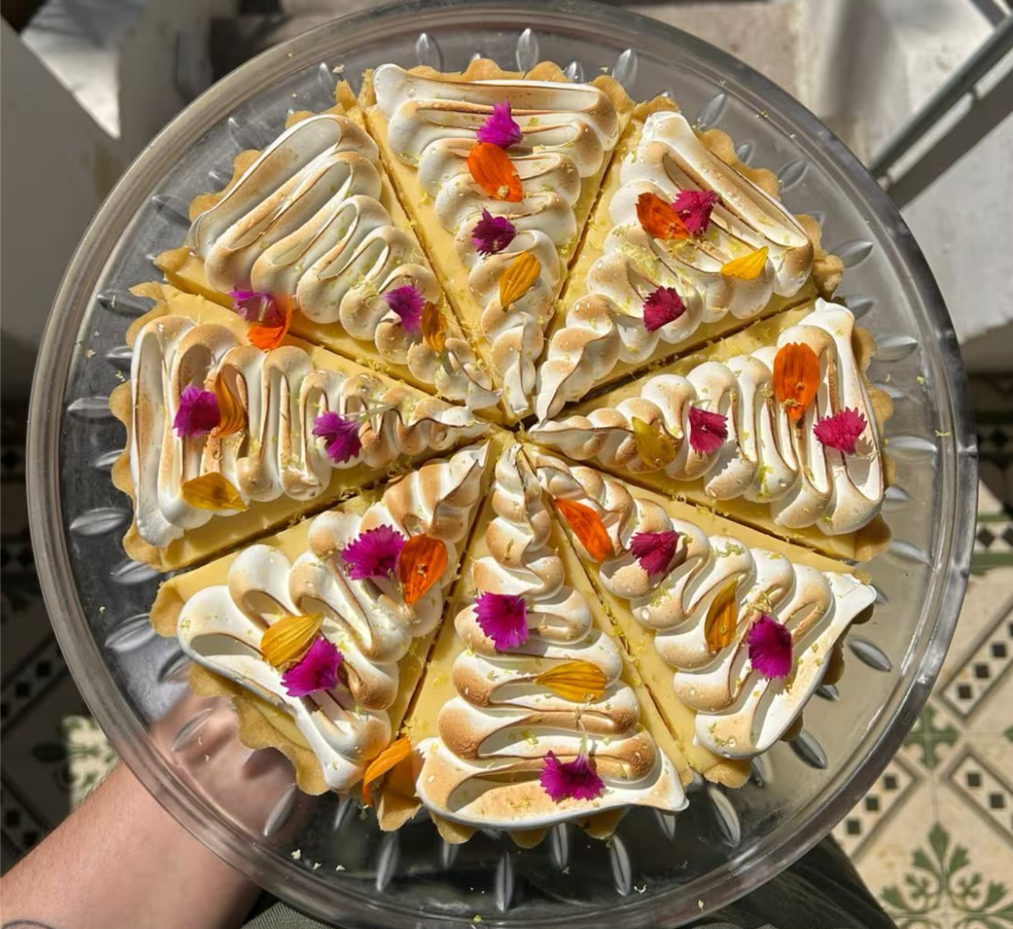 FATIA DE TORTA DE LIMÃO SICILIANO