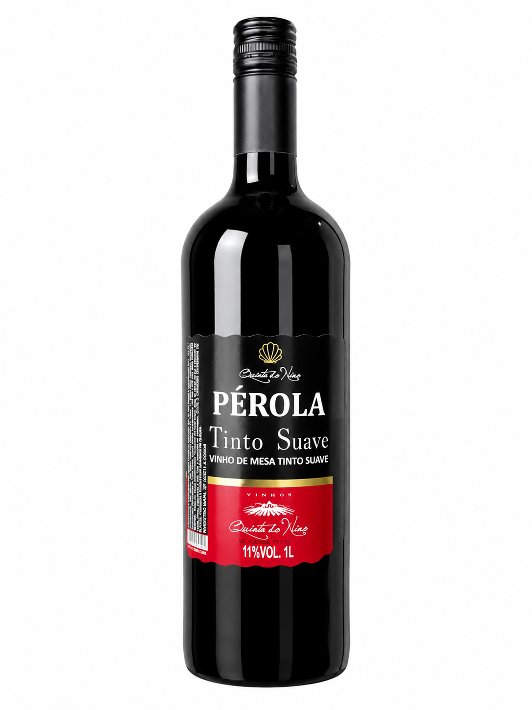 VINHO TINTO SUAVE PÉROLA 1LT