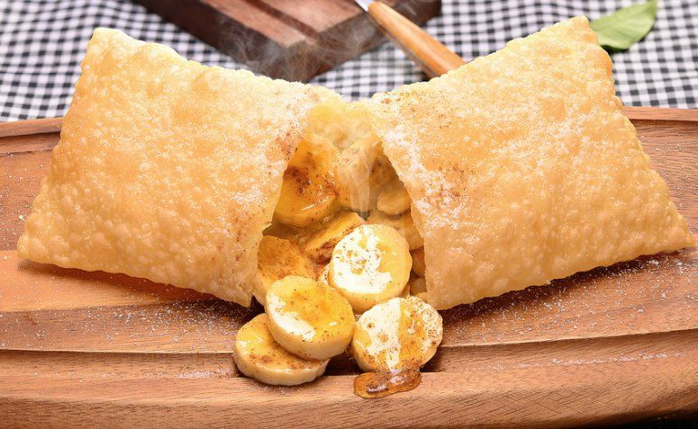 Pastel de Banana com canela