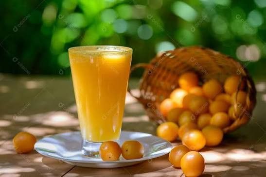 SUCO CAJÁ COM LEITE