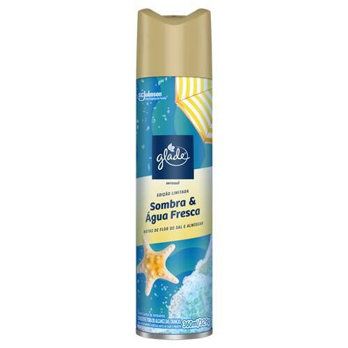Odorizador de Ambiente Aerossol Sombra & Água Fresca Glade Frasco 360ml