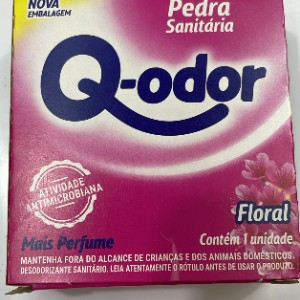 PEDRA SANITÁRIA FLORAL Q-ODOR 1 UNID