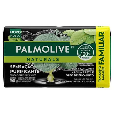 Sabonete Palmolive 150g argila preta 