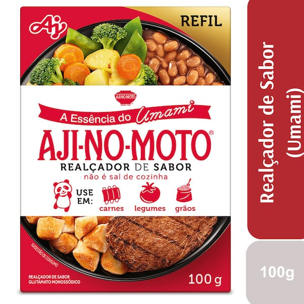 Realçador de Sabor Ajinomoto Refil 100 G