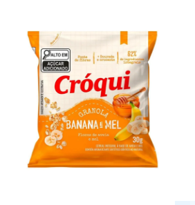 GRANOLA CROQUI BANANA E MEL 30G