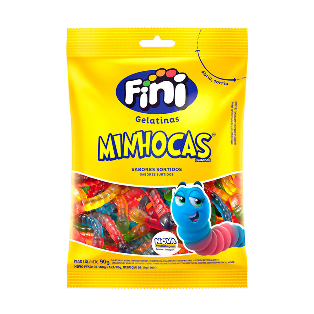 GELATINAS FINI MINHOCAS 80G