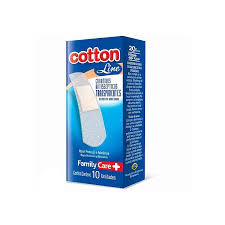 CURATIVO COTTON TRANSPARENTE C/10 UN