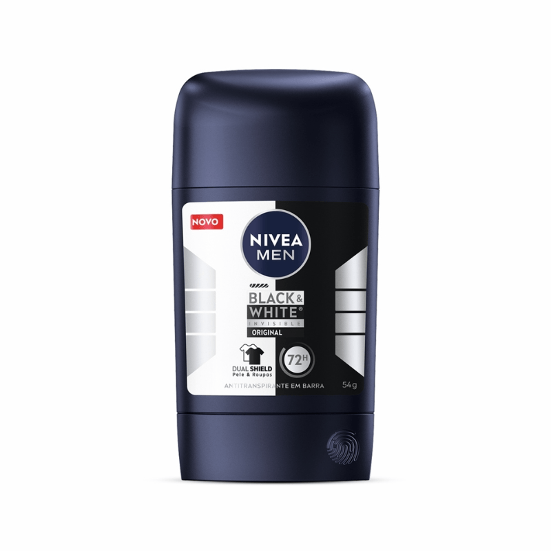 DESOD BASTAO NIVEA MEN BLACK & WHITE INVISIBLE 54G**