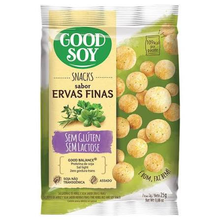 Snack Soja Good Soy Zr Glut Ervas Finas 25g