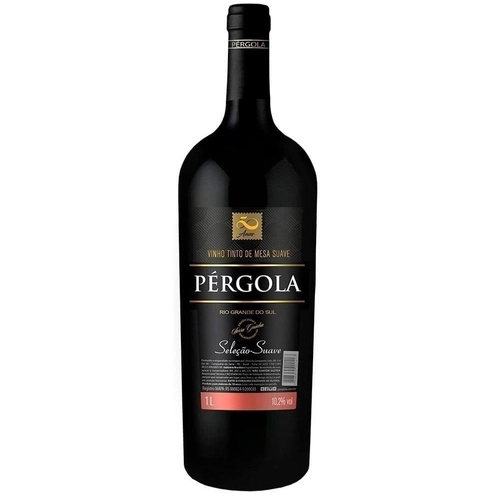 Vinho Pérgola Tinto Suave 1L 