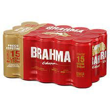 CX CERVEJA BRAHMA CHOPP LT269ML C/15UN MULTIPACK