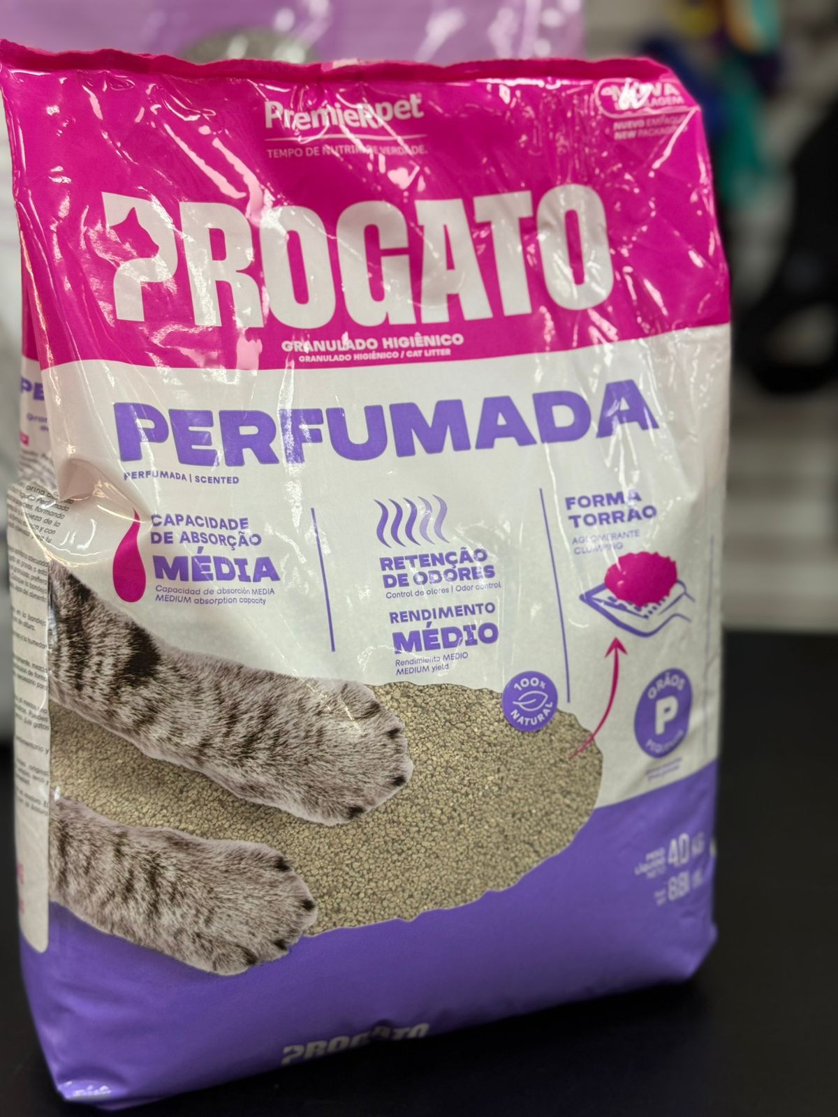 Areia Progato Perfumada 4kg