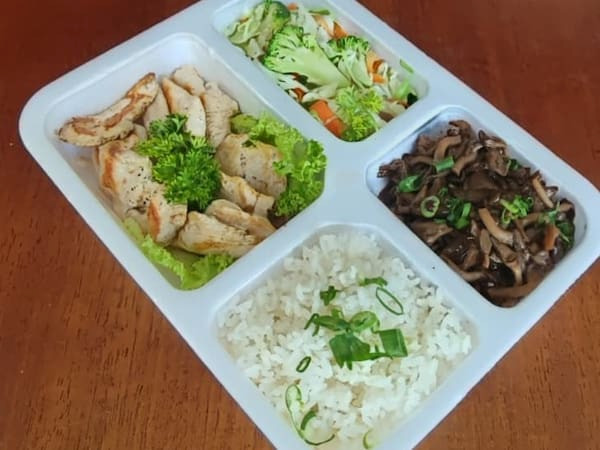 Teppanyaki frango