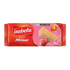 BISC.ISABELA WAFER MORANGO