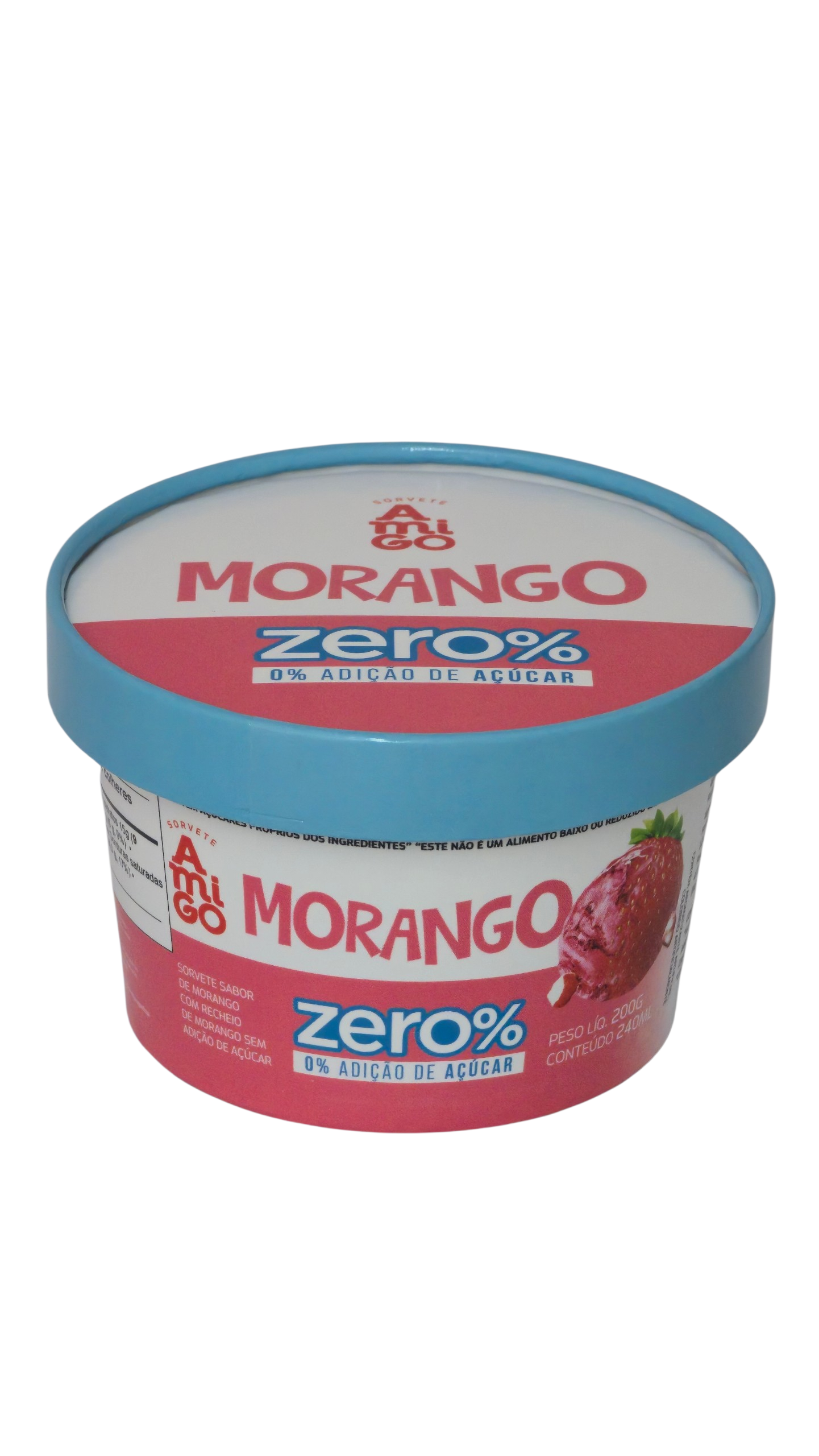 POTE SORVETE MORANGO 240 ML 