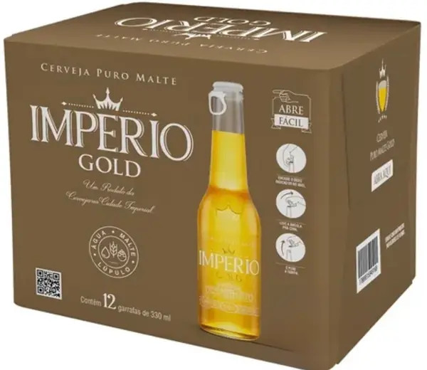 Fardo Império Gold C/18 210ml