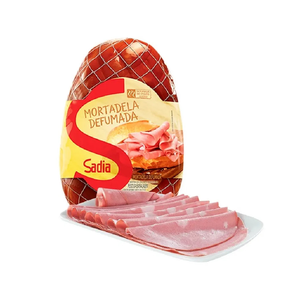 MORTADELA DEFUMADA SADIA FATIADO SALAME
