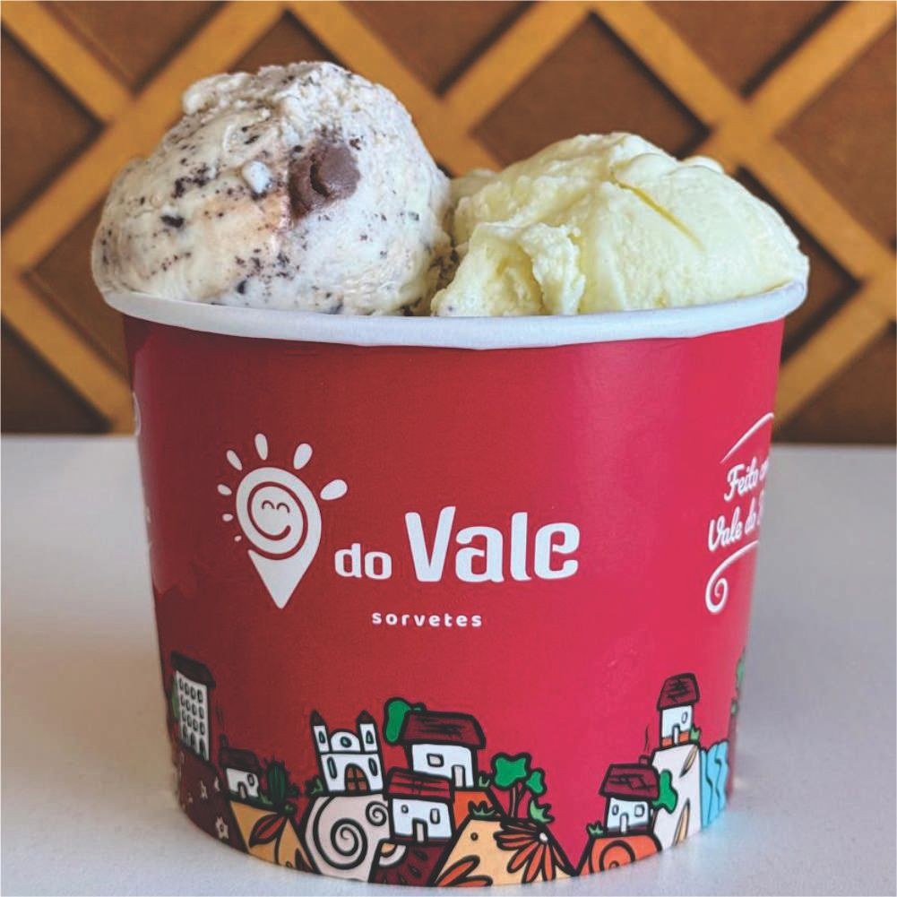MONTE SEU SORVETE COM ATE 2 SABORES 