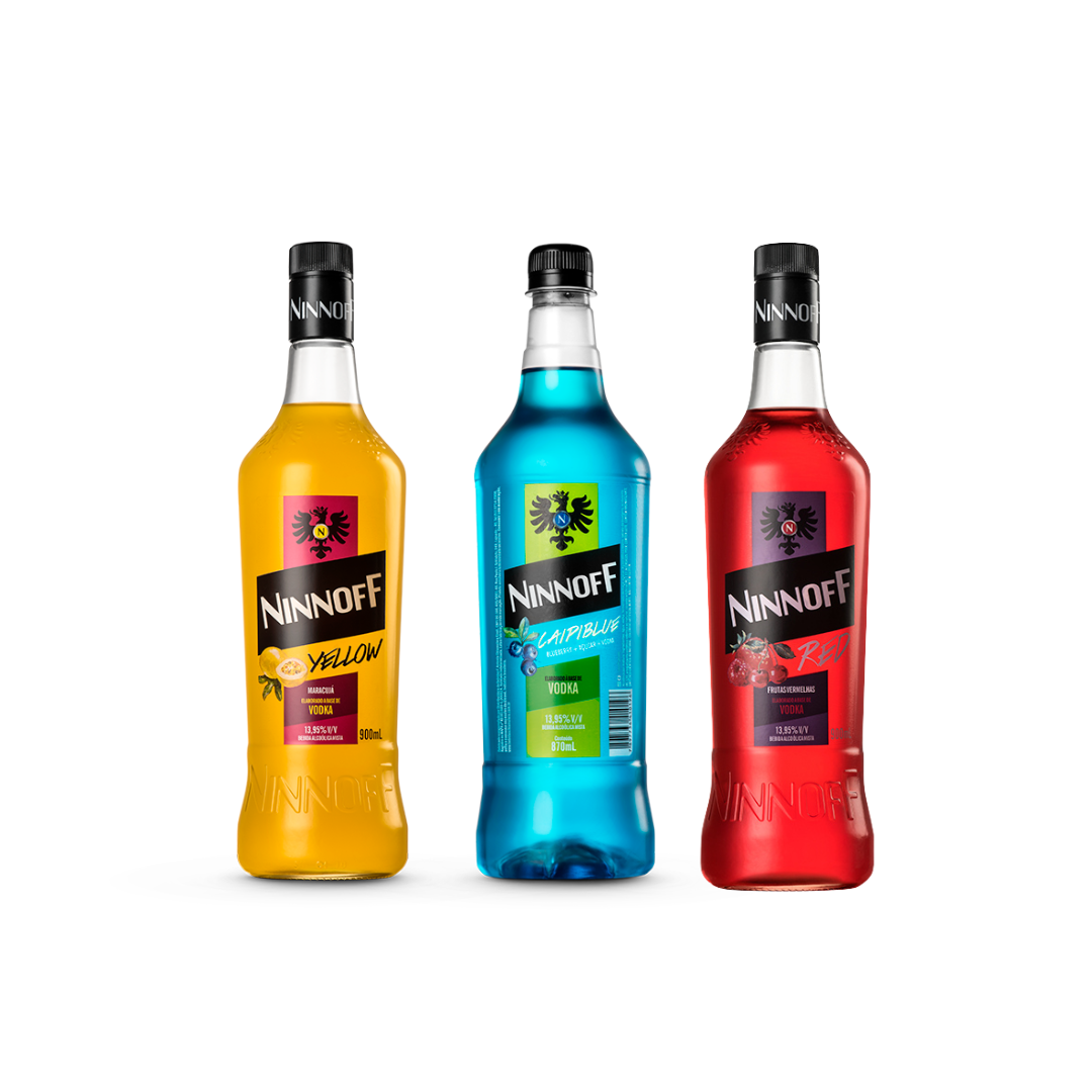 Vodka Ninnoff 900ml Sabores