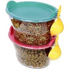 Pote Racao Com Servidor Capacidade 1 Kg