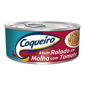 ATUM COQUEIRO RALADO C/ TOMATE LT160G